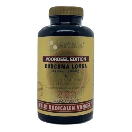 Artelle curcuma longa+bioprine+vitc 220