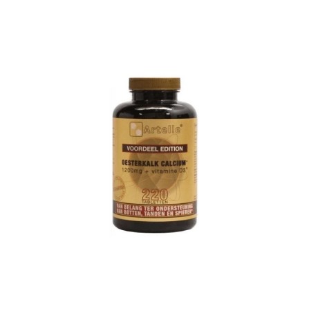Artelle oesterkalk calcium vit d3 220t