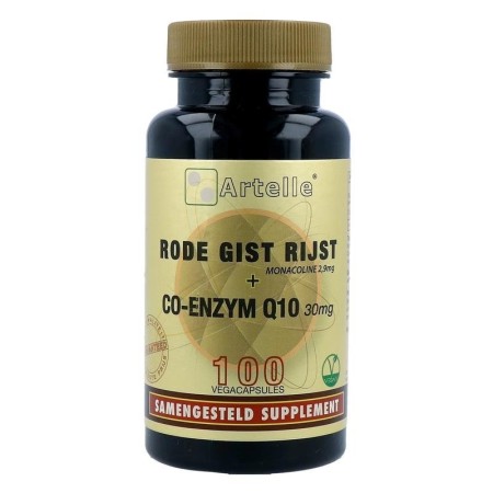 Artelle rode gist rijst + q10 30 mg 100