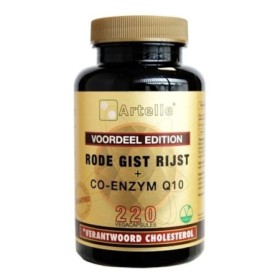 Artelle rode gist rijst + q10 30 mg 220