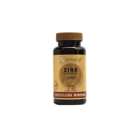 Artelle zink gluconaat 25mg