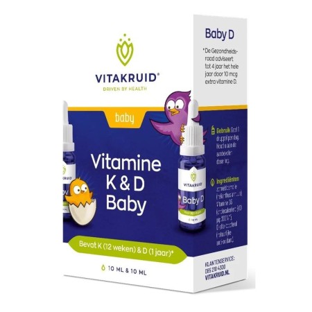 Vitamine k & d baby druppels