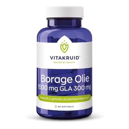 Borage olie 1500mg gla 300mg plantaardig