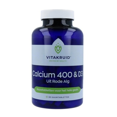 Calcium 400 & d3 uit rode alg aquamin tg
