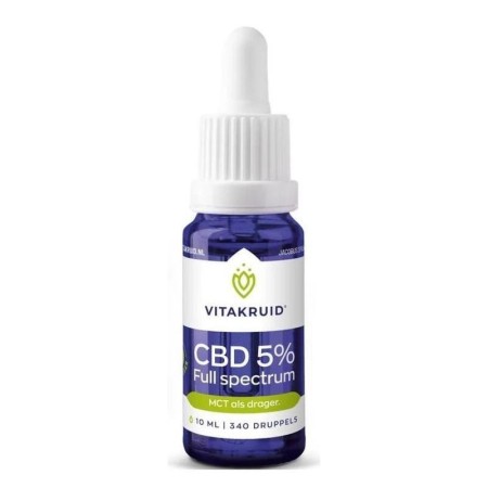 Cbd olie 5% full spectrum met mct drager
