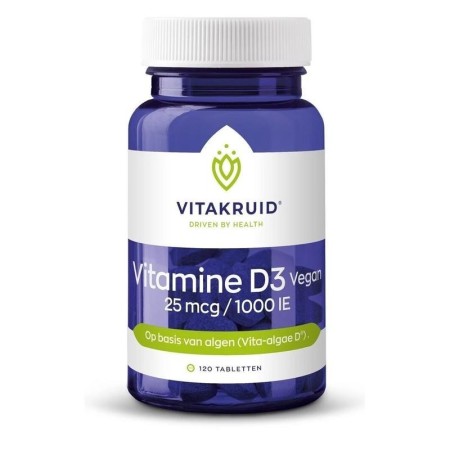 Vitamine d3 vegan 25mcg / 1000ie