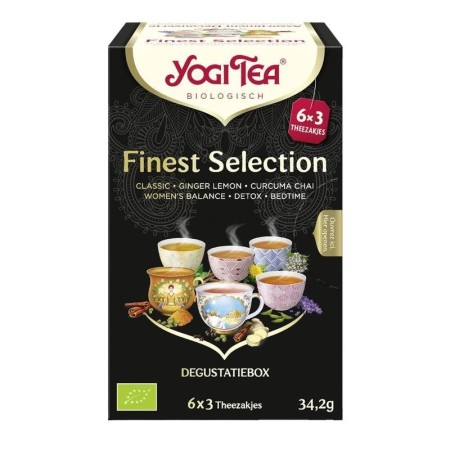 Yogi tea finest selection bio nl-fr 18tb