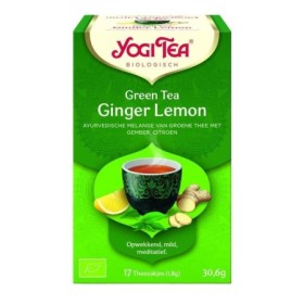 Yogi tea green tea ginger lemon 17tb bio