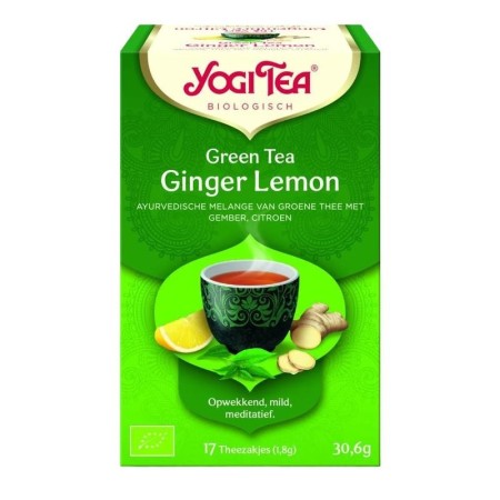 Yogi tea green tea ginger lemon 17tb bio