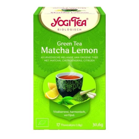 Yogi tea green tea matcha lemon 17tb bio