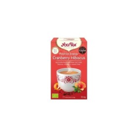 Yogi tea pe cranberry hibiscus 17tb bio