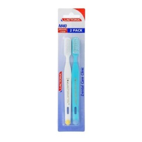 Lactona tandenborstel m40 medium 2-pak