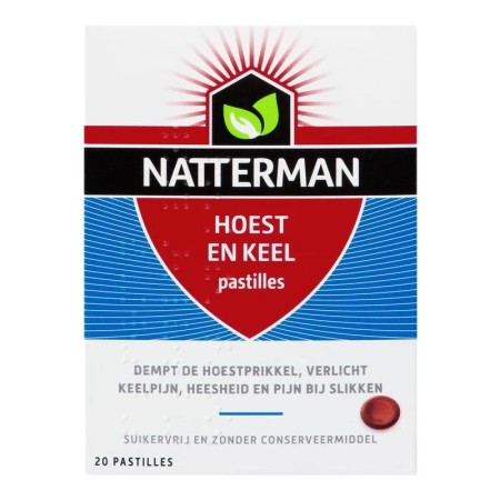 Natterman hoest en keel pastilles