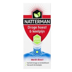 Natterman droge hoest en keelpijn