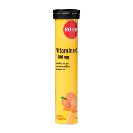 Roter vitamine c bruis sinaasappel-abrik