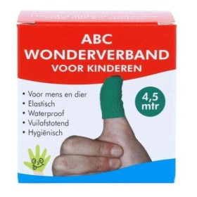 Abc wonderverband groen zelfhechten kind