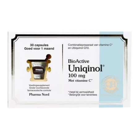 Bioactive ubiqinol 100mg met vitamine c