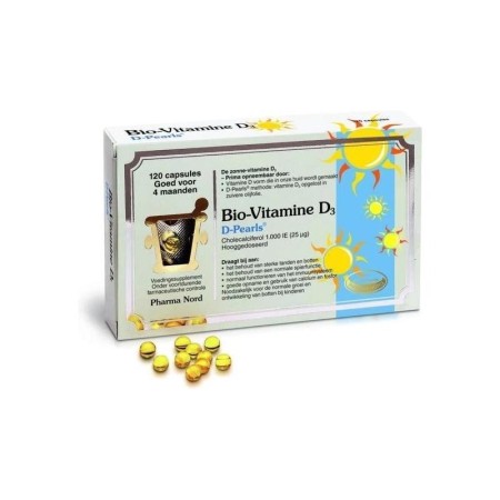 Bio-vitamine d3 25mcg 1.000ie pearls