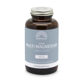 Multi magnesium 200mg vegan 5 organische