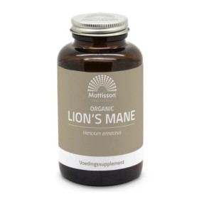 Organic lion's mane hericium erinaceus
