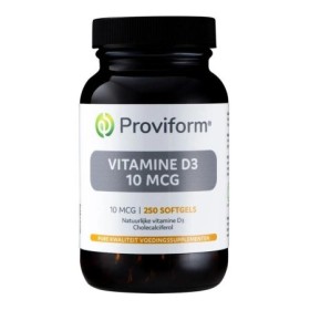Vitamine d-3 10mcg (400 ie) 250softgels