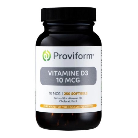Vitamine d-3 10mcg (400 ie) 250softgels