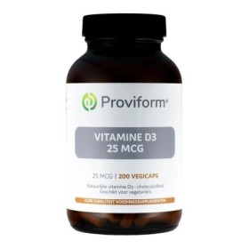 Vitamine d3 - 25mcg (1000 ie) 200vcaps