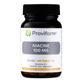 Vitamine b3 niacine 100mg 100tabl
