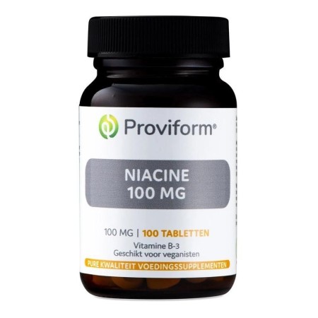 Vitamine b3 niacine 100mg 100tabl