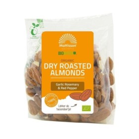 Org almonds garlic rosemary pepper 175gr