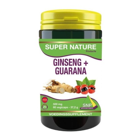 Ginseng guarana 500 mg puur