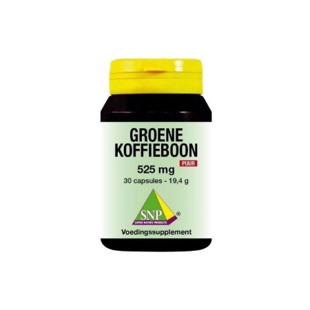 Groene koffiebonen 525 mg puur