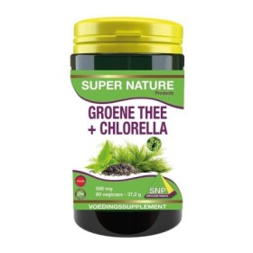 Groene thee chlorella 500 mg puur