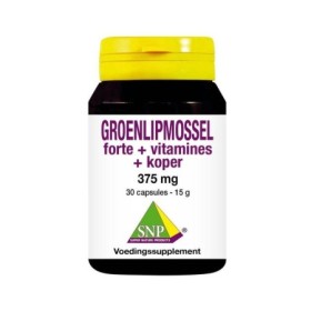 Groenlipmossel forte vitamines koper