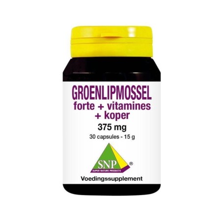 Groenlipmossel forte vitamines koper