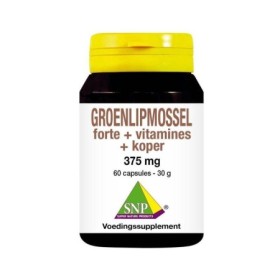 Groenlipmossel forte vitamines koper