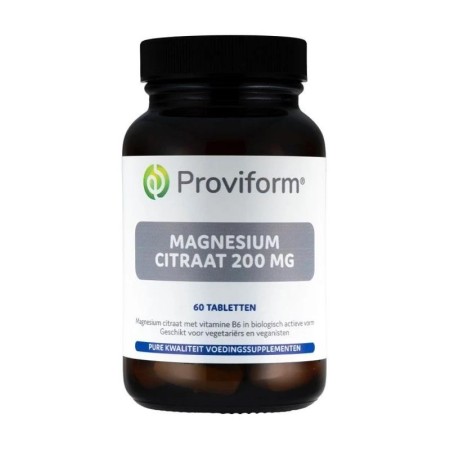 Magnesium citraat 200mg & bio-actief b6
