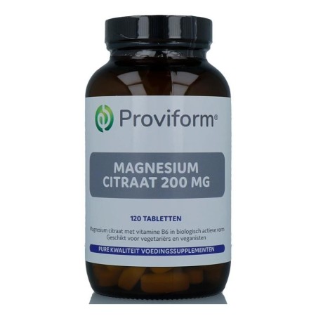 Magnesium citraat 200mg & bio-actief b6