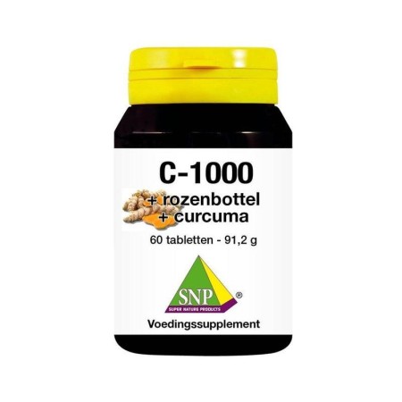 Vitamine c rozenbottel curcuma 1000mg