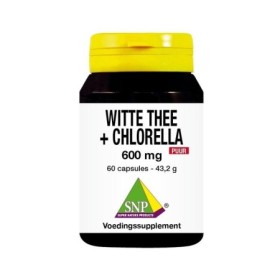Witte thee chlorella 600mg puur