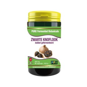 Zwarte knoflook dubbel gefermenteerd