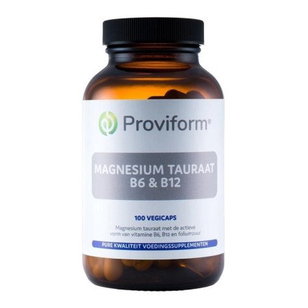 Magnesium tauraat b6 & b12 100vcaps