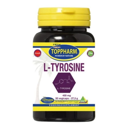 L-tyrosine 450 mg puur
