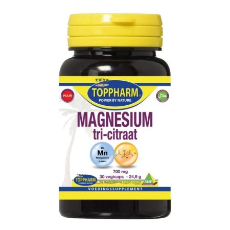 Magnesium tri-citraat 700 mg puur