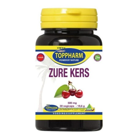 Zure kers 500mg puur