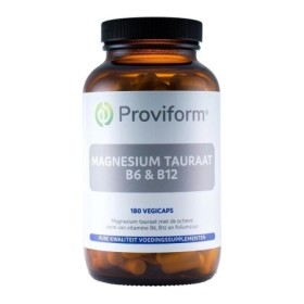 Magnesium tauraat b6 & b12 180vcaps