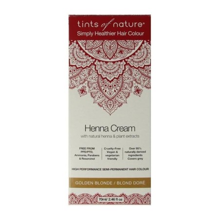 Henna cream golden blond semi permanent