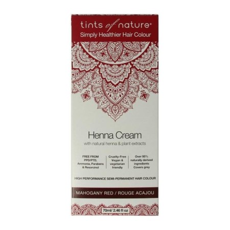 Henna cream mahogany red semi permanent