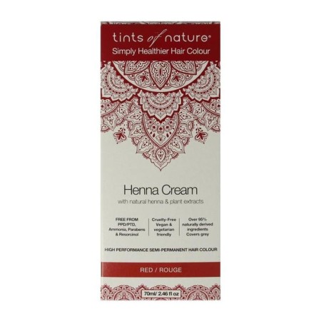 Henna cream red semi permanent