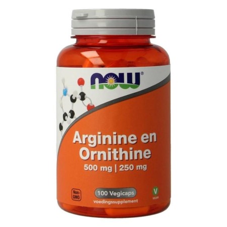 Arginine en ornithine 500/250 mg 100 veg